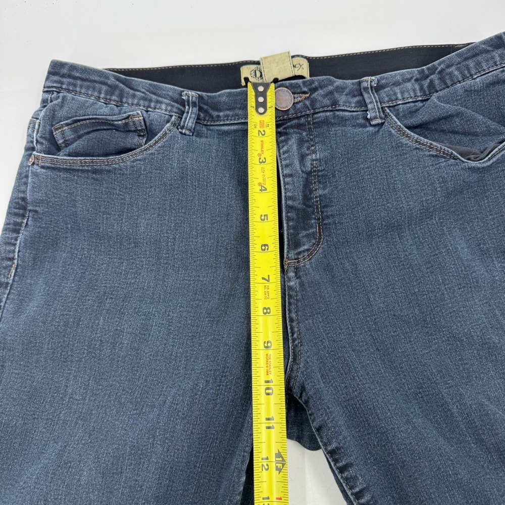 Democracy Ab Technology Women's Jeans Size 14 Dark Wash Slim Fit Stretch - Picture 4 of 11
